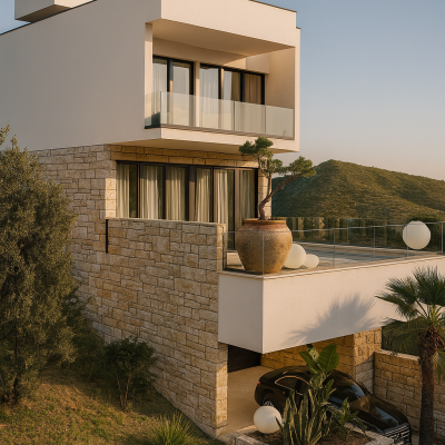 Luxury Villa in Saranda, Albania with Panoramic Sea Views